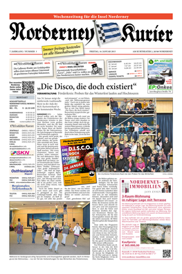 Norderney Kurier 16.01.2015