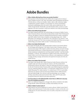 Adobe Bundles