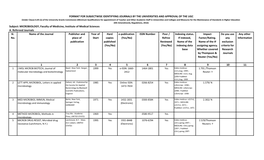 MICROBIOLOGY, Faculty of Medicine, Institute of Medical Sciences A