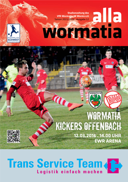 Wormatia Kickers Offenbach 12.03.2016