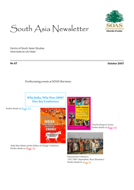 South Asia Newsletter