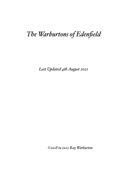 The Warburtons of Edenfield