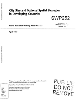 World Bank Document