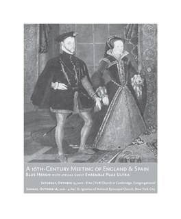 A 16Th-Century Meeting of England & Spain