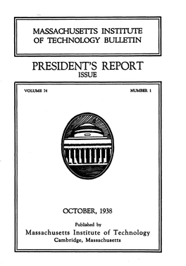 President's Report Issue