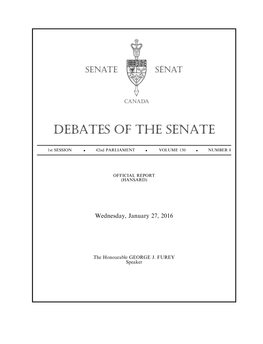 Debates of the Senate