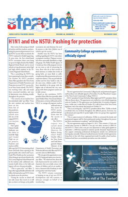 H1N1 and the NSTU