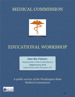 Medical Commission Educational Workshop 2012 Reading Packet