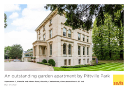 An Outstanding Garden Apartment by Pittville Park