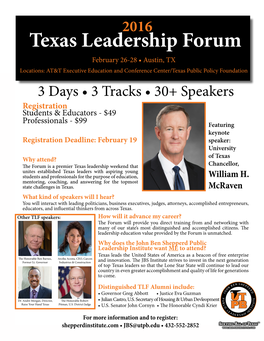 Texas Leadership Forum