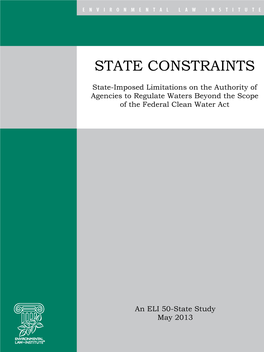 Prohibit State Agencies from Regulating Waters More Stringently Than the Federal Clean Water Act, Or Limit Their Authority to Do So