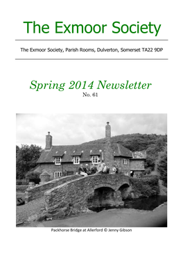 Spring 2014 Newsletter No