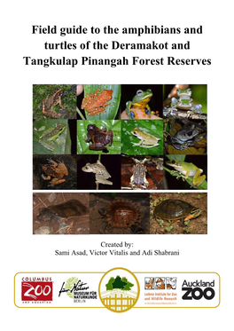 Field Guide to the Amphibians and Turtles of the Deramakot and Tangkulap Pinangah Forest Reserves