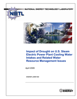 Impact of Drought on U.S. Steam Electric Power Plant Cooling Water Intakes and Related Water Resource Management Issues