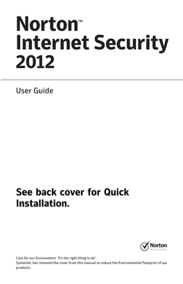 Norton Internet Security User Guide