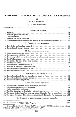 Conformal Differential Geometry of a Subspace