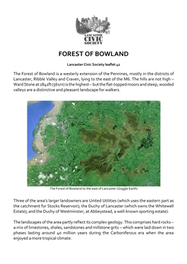 41-Forest of Bowland