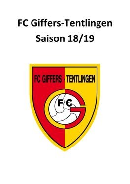 FC Giffers-Tentlingen Saison 18/19