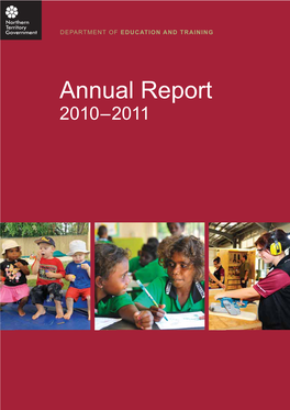 Annual Report 2010–2011 © Northern Territory Government 2011