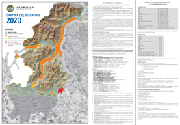 CARTINA DEL PESCATORE Di Pesca Rilasciato Dal Gestore