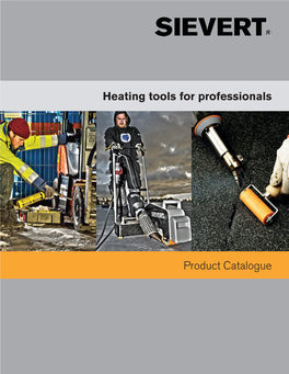 Heating Tools for Professionals Product Catalogue