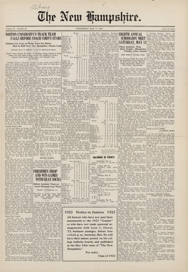 The New Hampshire, Vol. 12, No. 29 (May 17, 1922)