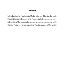 Media Literacy Resources