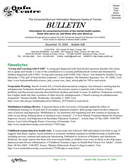 Bulletin 23 April 9