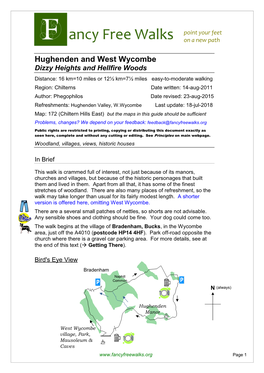 Hughenden and West Wycombe