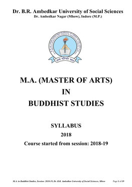 In Buddhist Studies