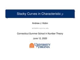 Stacky Curves in Characteristic P