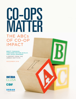 THE Abcs of CO-OP IMPACT