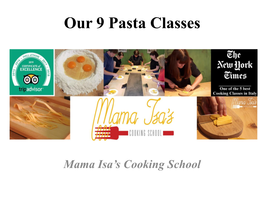 To Read More About Our Pasta Classes