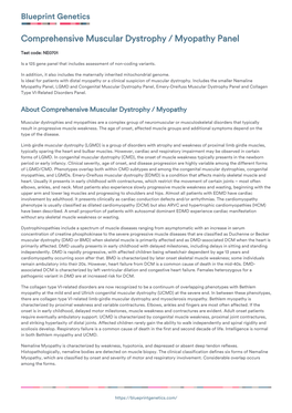 Blueprint Genetics Comprehensive Muscular Dystrophy / Myopathy Panel