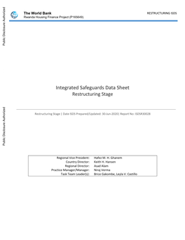 World Bank Document