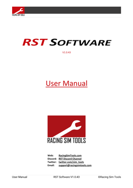 RST Software User Manual