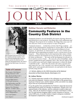 Community Features in the Country Club District