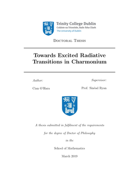 Towards Excited Radiative Transitions in Charmonium