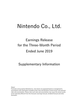 Nintendo Co., Ltd