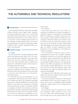 The Automobile and Technical Regulations