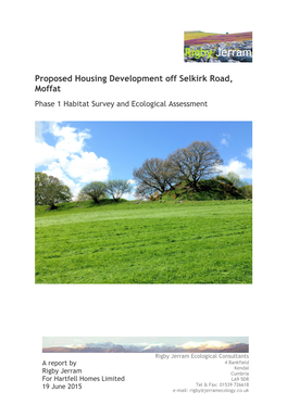 Selkirk Road, Moffat Phase 1 Habitat Survey and Ecological Assessment