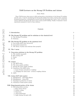 Arxiv:1812.02669V2 [Hep-Ph] 20 Jul 2021 VII