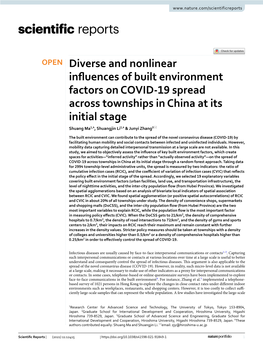 Diverse and Nonlinear Influences of Built Environment Factors on COVID