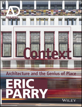 Architecture and the Genius of Place Context