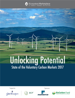 State of the Voluntary Carbon Markets 2017