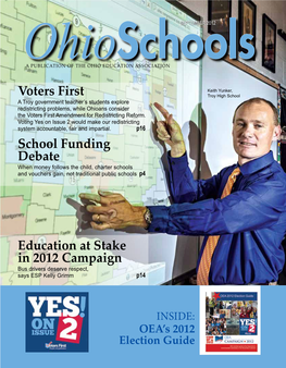 Voters First School Funding Debate Education at Stake in 2012 Campaign