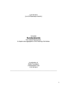 Sundarakanda Complete with Links.Pdf