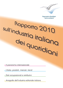 Rapporto 2010 Sull'industria Italiana Dei Quotidiani