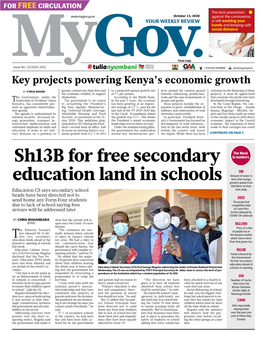 Sh13b for Free Secondary Education Land in Schools 5M