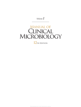 Clinical Microbiology 12Th Edition